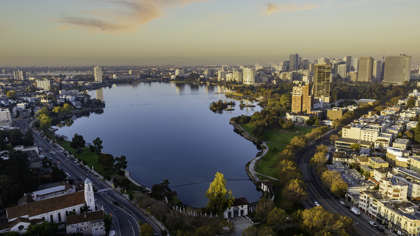 Panoramic Image of Oakland, California